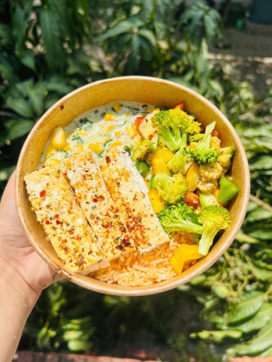 Alfredo Paneer Italian Herb Rice Bowl