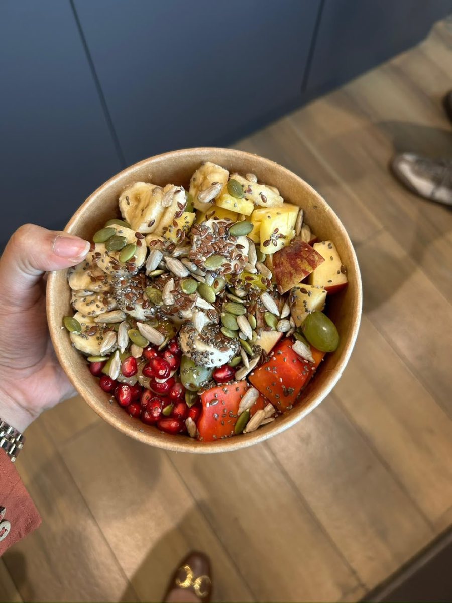Exotic Fruit Bowl with Yogurt Dip
